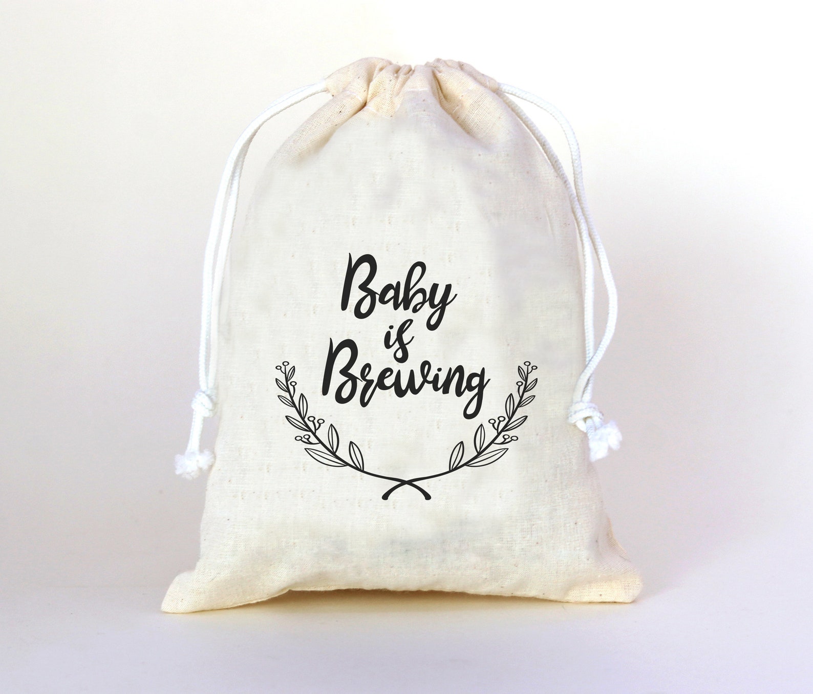 Set of 20 Baby Shower Favor Bags Baby is Brewing Favor Etsy