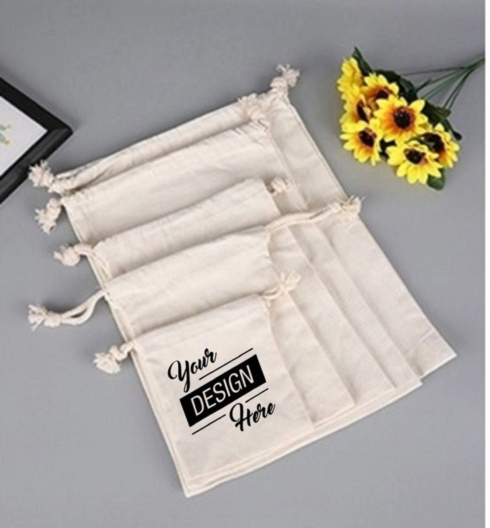 Set of 20/30 Custom Dust Bag Personalized Logo Etsy