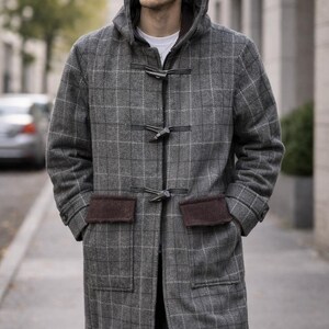 Plaid Duffle Coat - Etsy