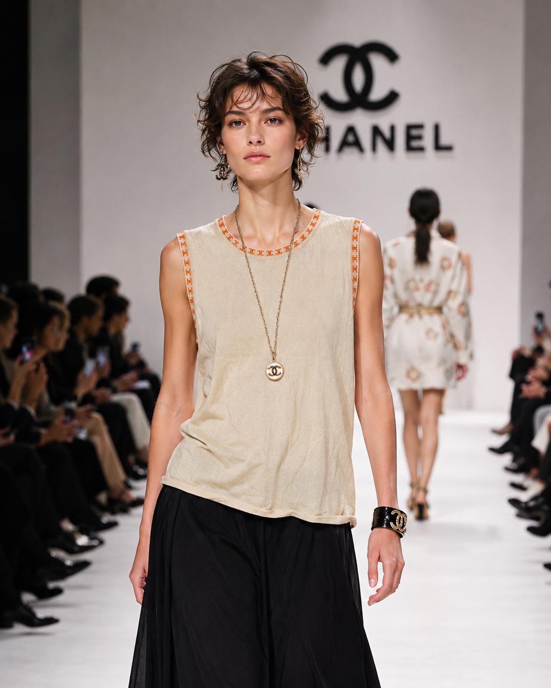 Vintage Chanel Tank Top - Etsy