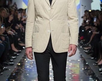 Y s for men Yohji Yamamoto Quilted Corduroy Blazer Jacket Size L Pit 24.5’Made in Japan Designer Vintage  Yohji Yamamoto Y's for men