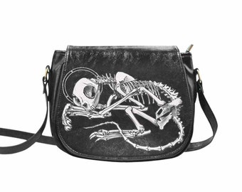 Personalized Vintage/Grunge Halloween Cross Body Bag 2 Sizes Personalized Vintage/Grunge Halloween Cross Body Bag 2 Sizes