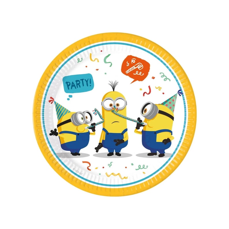 minions plates