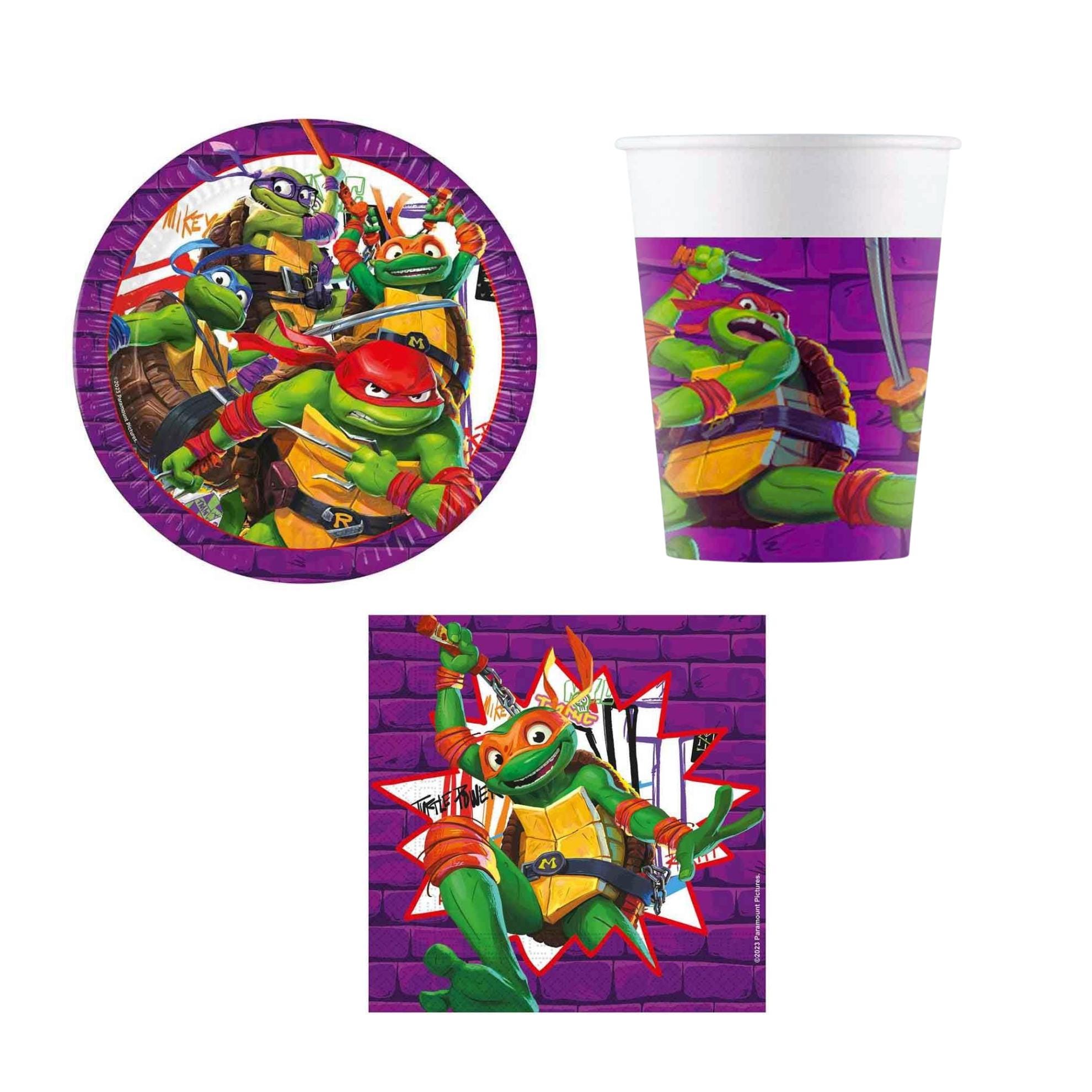 Procos 8 Teenage Mutant Ninja Turtles Pappbecher – Ca. 200 Ml – Für Kinderpartys