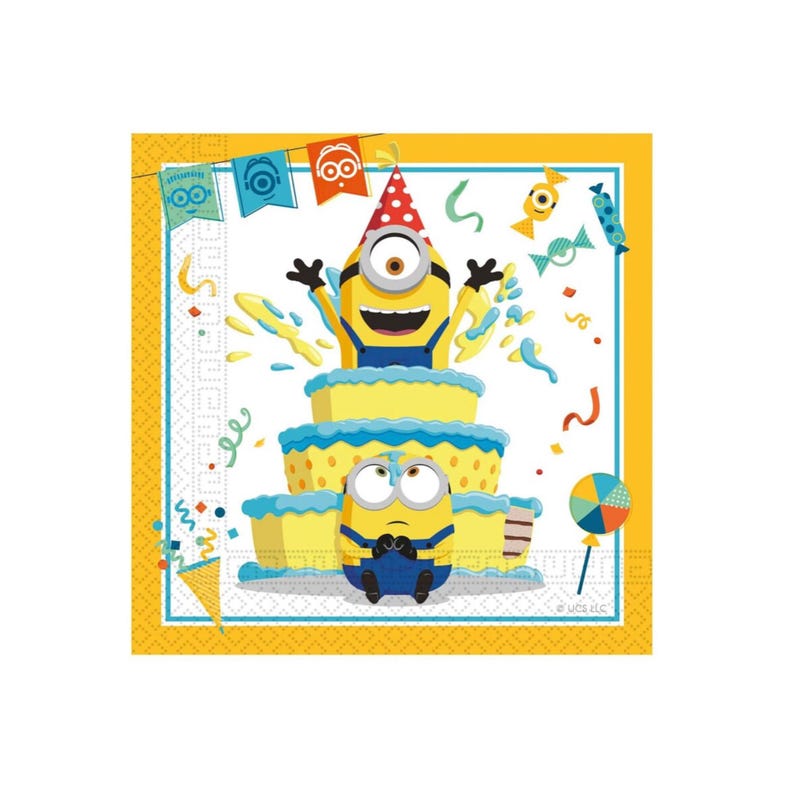 minions napkins