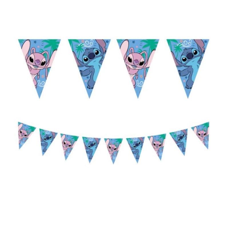 stitch triangle banner