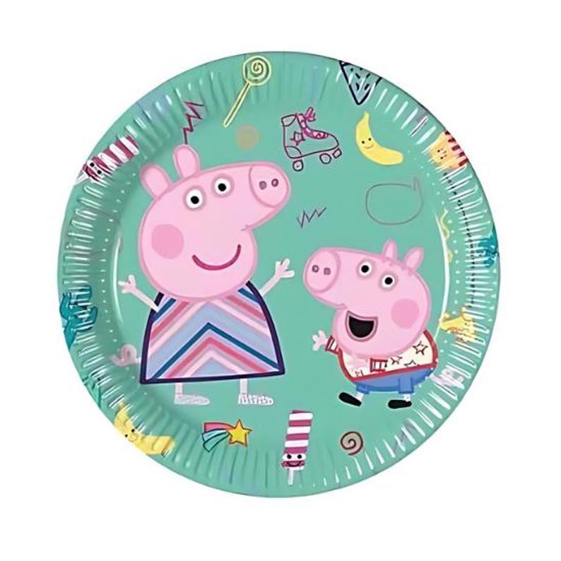 peppa pig plates
