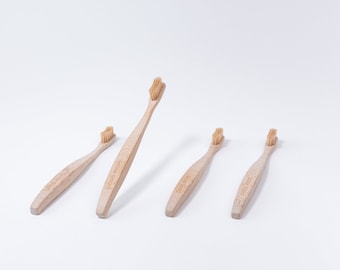 4 Bamboo Toothbrush - Adult size