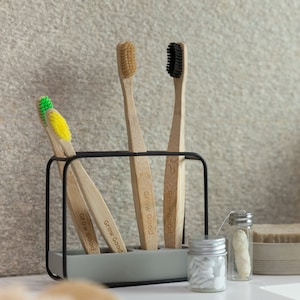 4 Bamboo Toothbrushes Family Pack