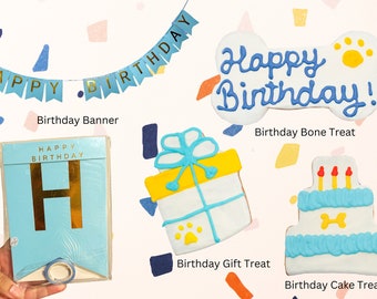 Dog birthday treats | Natural dog treats | dogs birthday | birthday cookies | birthday treats | birthday gifts | birthday party | banner