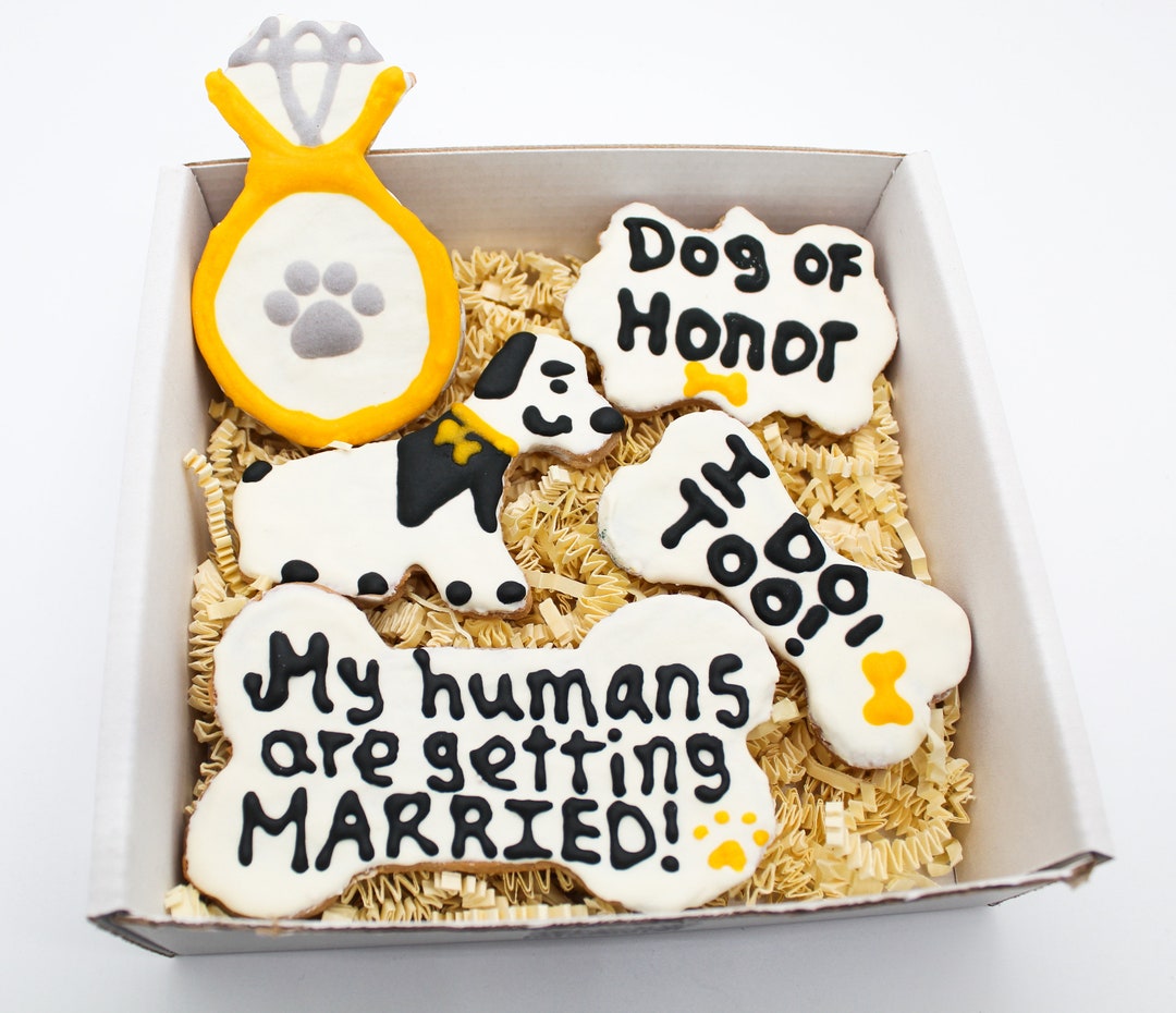 Wedding Announcement | Dogs Announcement | Dog Treats | Wedding ...