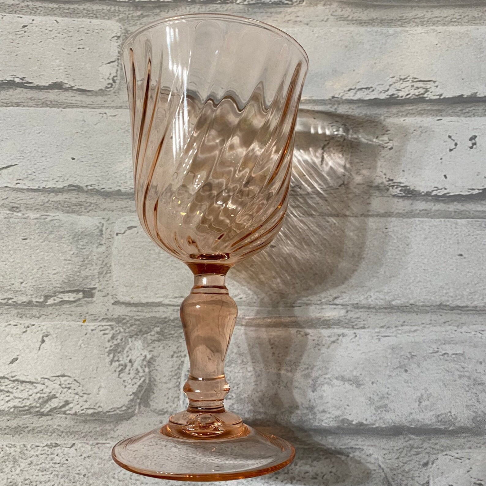 Luminarc French Glassware Set of 4 Vintage Rosaline Pink Etsy