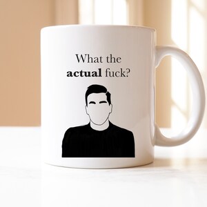 Schitts Creek, David Rose Mug, Schitts Creek Mug, Schitts Creek Gift, Gift for Friend, Gift for Sister, WTF, David Rose, WTF Mug