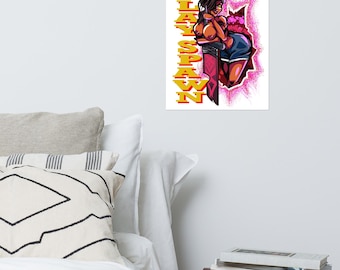MATURE 911 dispatch illustrated demon super model magazine cover poster