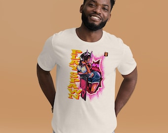 911 Dispatch inspired illustrated retro style - Demon women Unisex t-shirt