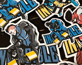 Glossy Waterproof Gym Stickers Set #2