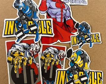 Glossy Waterproof Gym Stickers Set