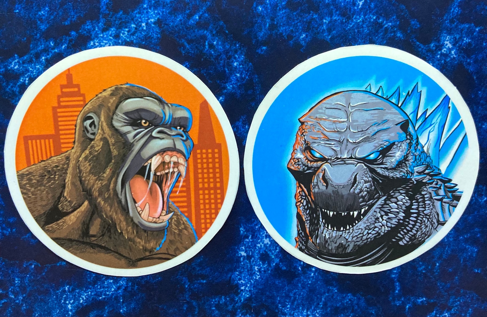 Kong Vs Godzilla Sticker Set Etsy
