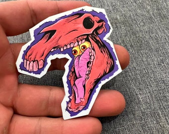 Zombie horse sticker