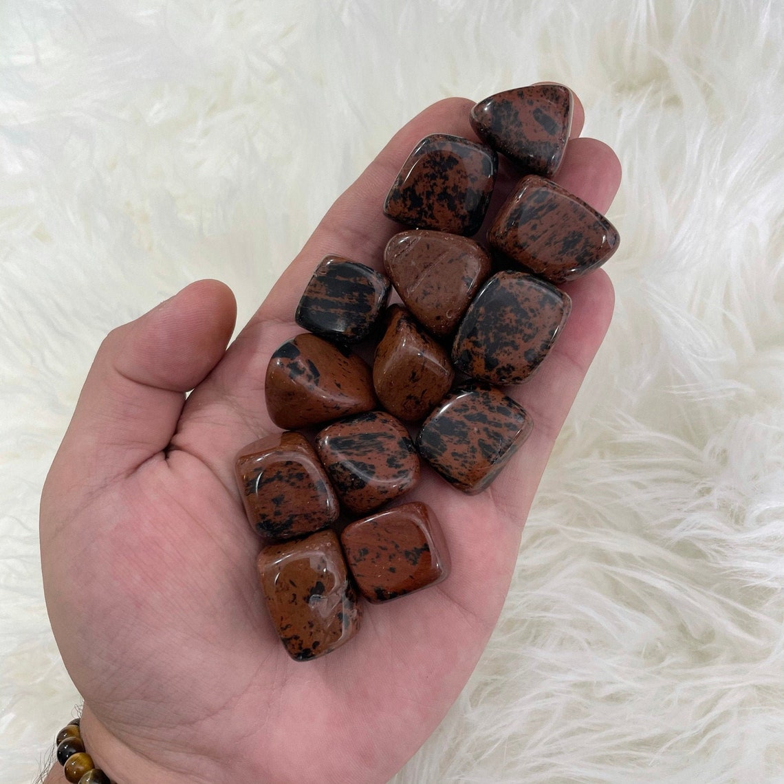 mahogany obsidian tumbled mahogany obsidian tumbled