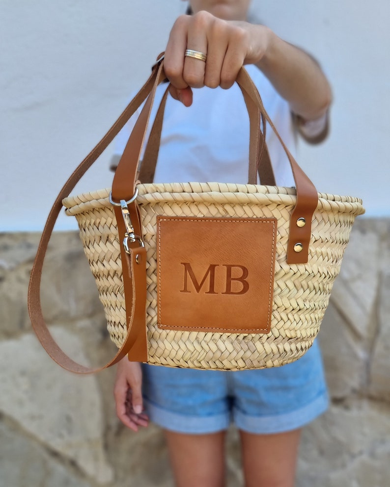 Beach Basket French Natural Basket Beach Bag Handmade Etsy