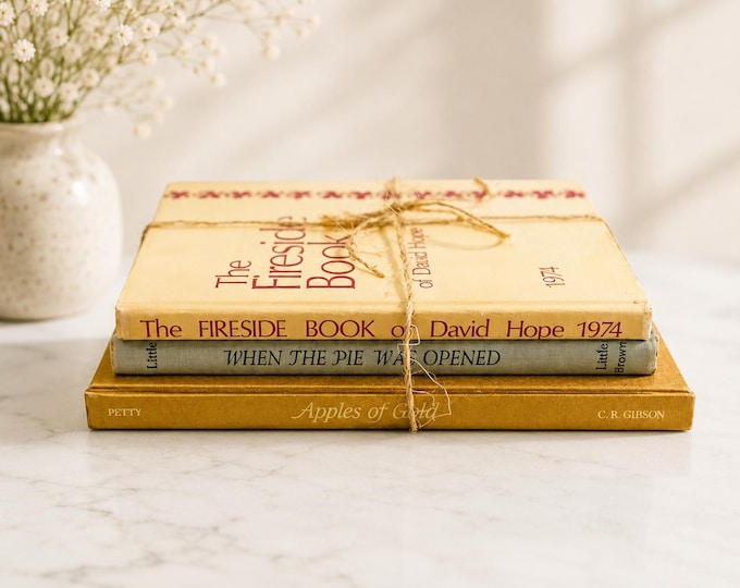 Vintage Inspirational Book Bundle, Faith-Based Poetry & Devotionals, Set of 3 Hardcover Books