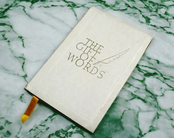 The Gift of Words edited by Thomas C Jones 1967 | Vintage Leatherette Covered Poetry Book