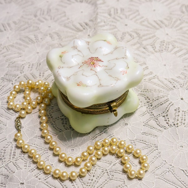 Victorian Powder Jar Etsy