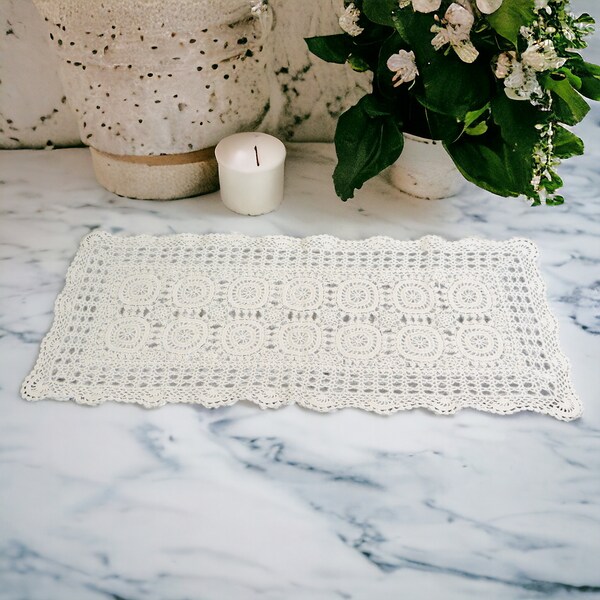 Crochet Doily Tablecloth - Etsy