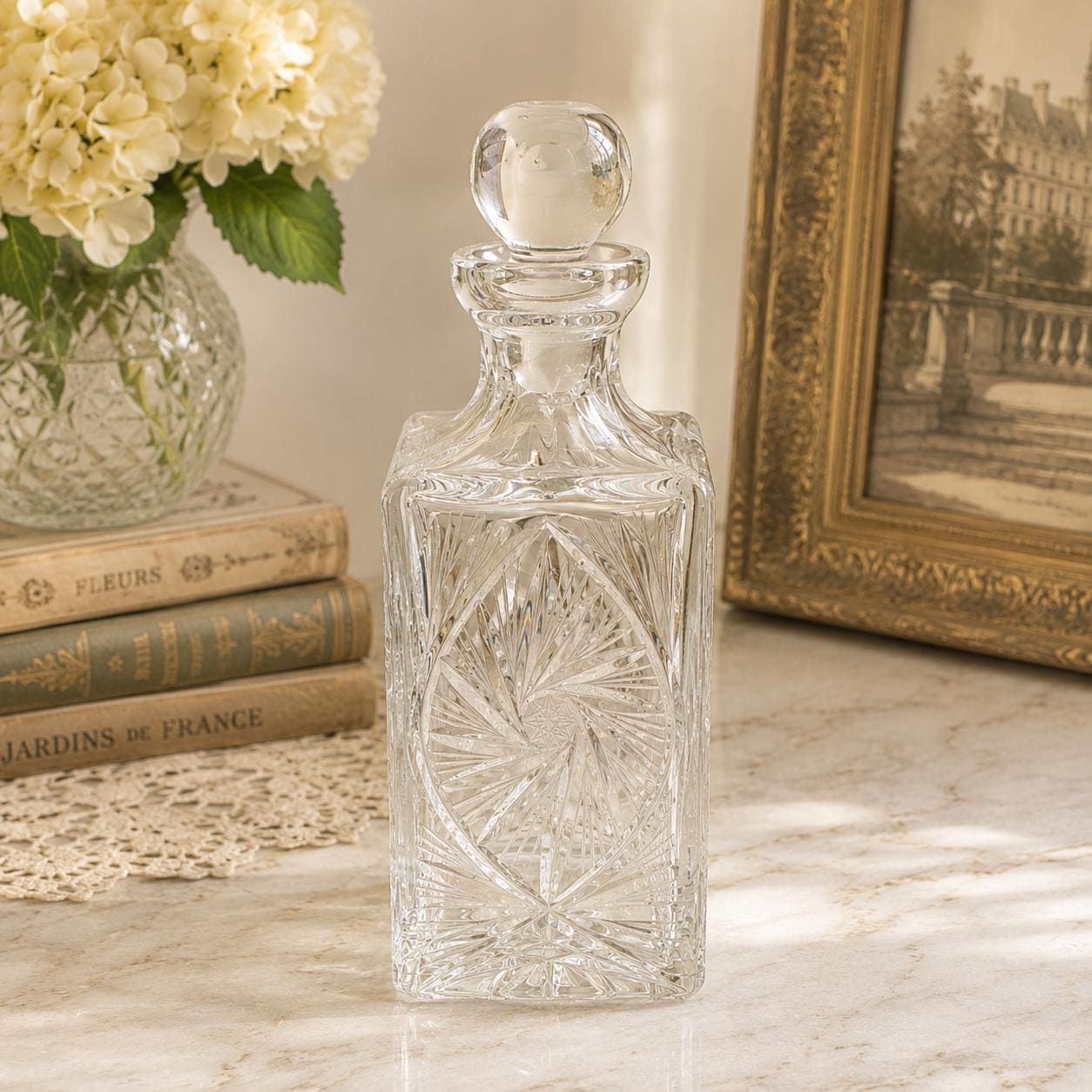 Crystal Decanter Vintage - Etsy Canada