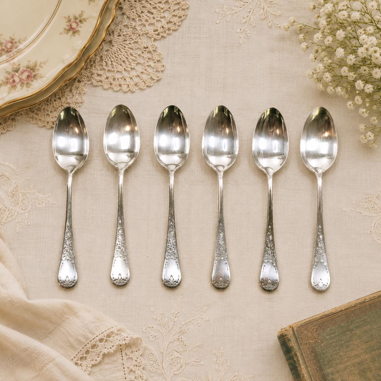 Antique Teaspoons - Etsy Canada