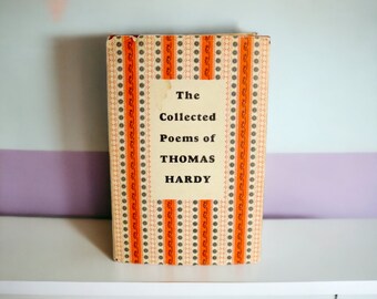 Vintage Poetry Book | The Collected Poems of Thomas Hardy 1968 | Hardcover Book