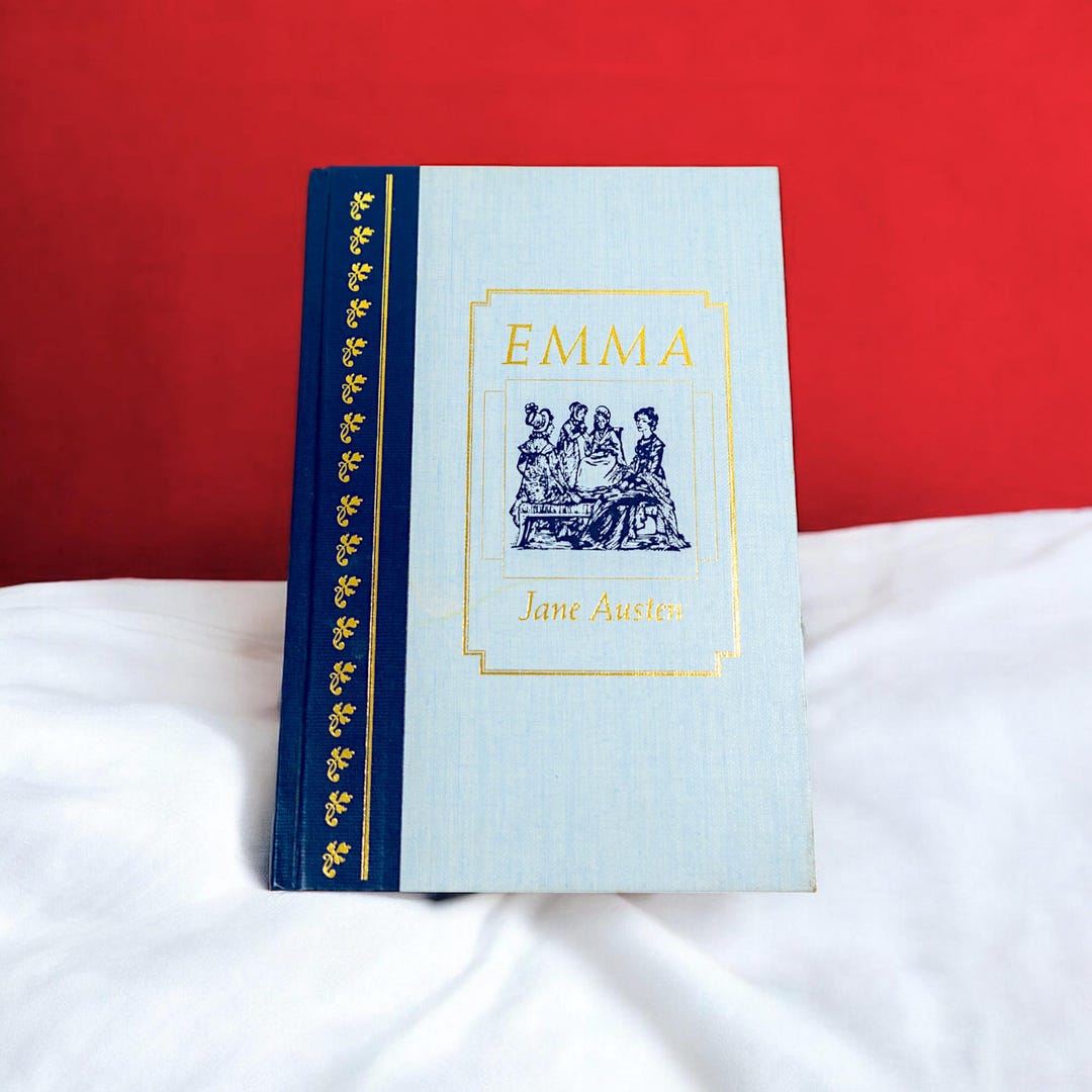 EMMA by Jane Austen 1994, Vintage Hardcover Book Etsy