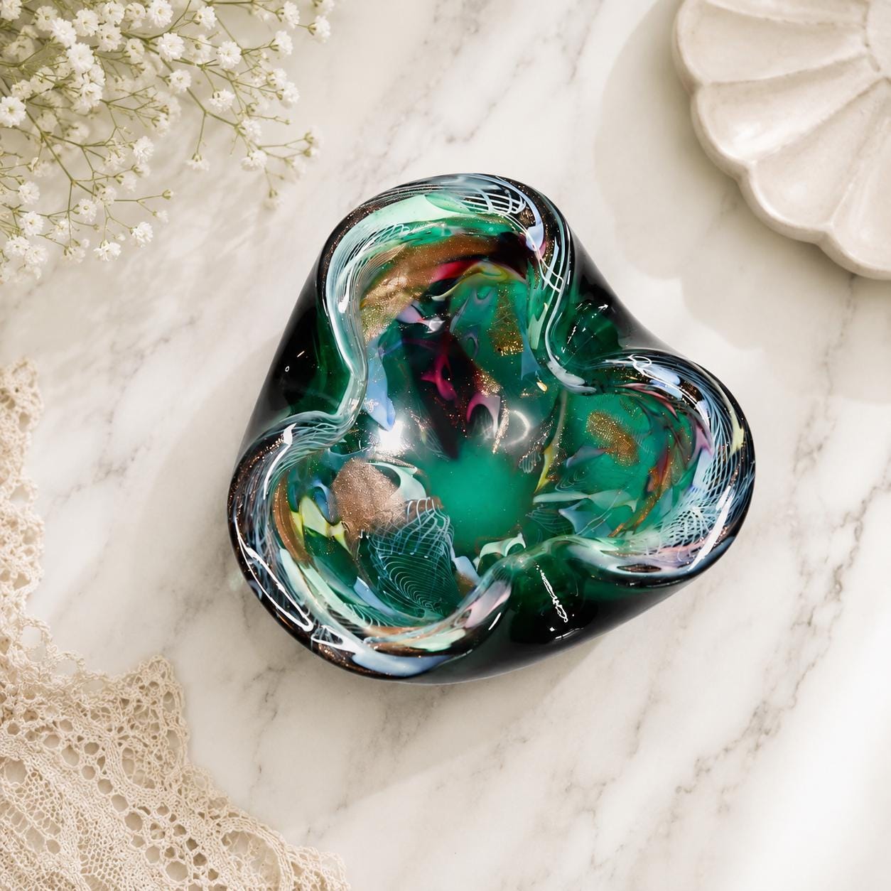 Murano Glass Ashtray - Etsy