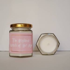 Hermione Granger Candle “The Brightest Witch of Her Age”