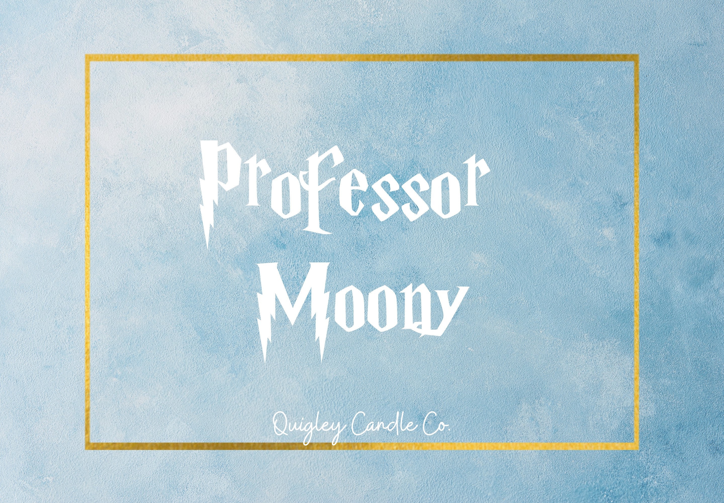 Remus Lupin Candle professor Moony Etsy