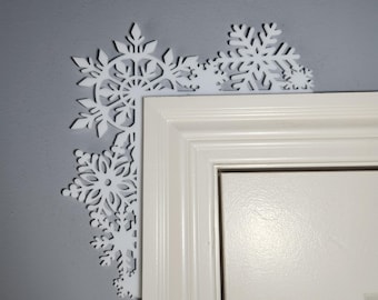 Snowflake Door Decoration (New Acrylic Material)