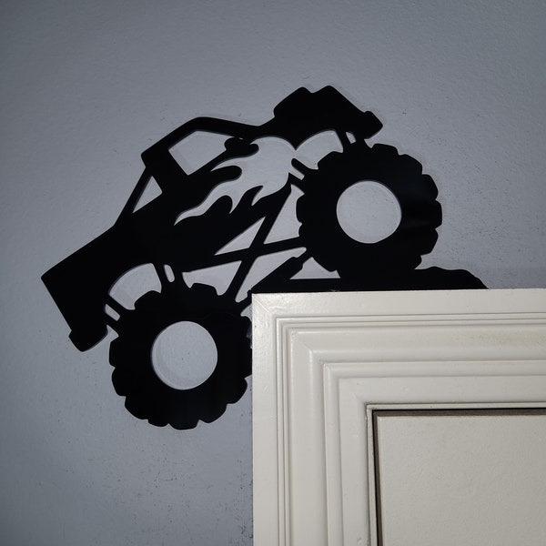 Décoration de porte de camion monstre (nouveau matériau acrylique)