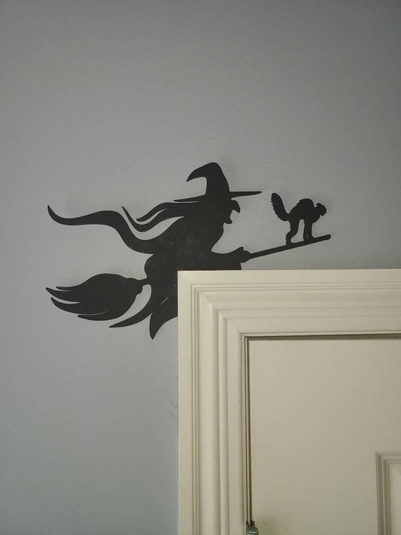 Flying Witch Door Decoration (New Acrylic Material)