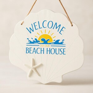 Welcome Beach house sign