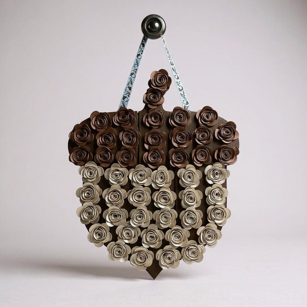 Acorn Decor Floral Sign - Etsy