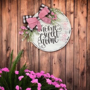 Home Sweet Home door hanger