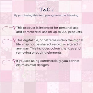 Padrões de patchwork rosa choque | Patchwork e costura de tecidos sem costura (Download digital em PDF) imagem 8