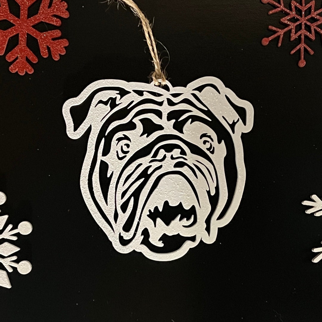 English Bulldog Ornament Doberman Ornaments English Bulldog Etsy