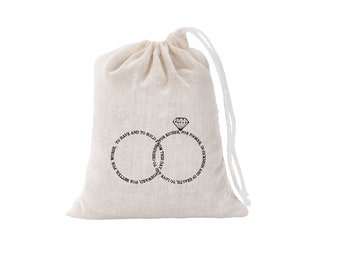 Personalized Gift Bags, Custom Gift Bags, Jute Gift Bags, Burlap Gift Bags, Holiday Gift Bags, Wedding Engagement Treat Bags, Favor Bags