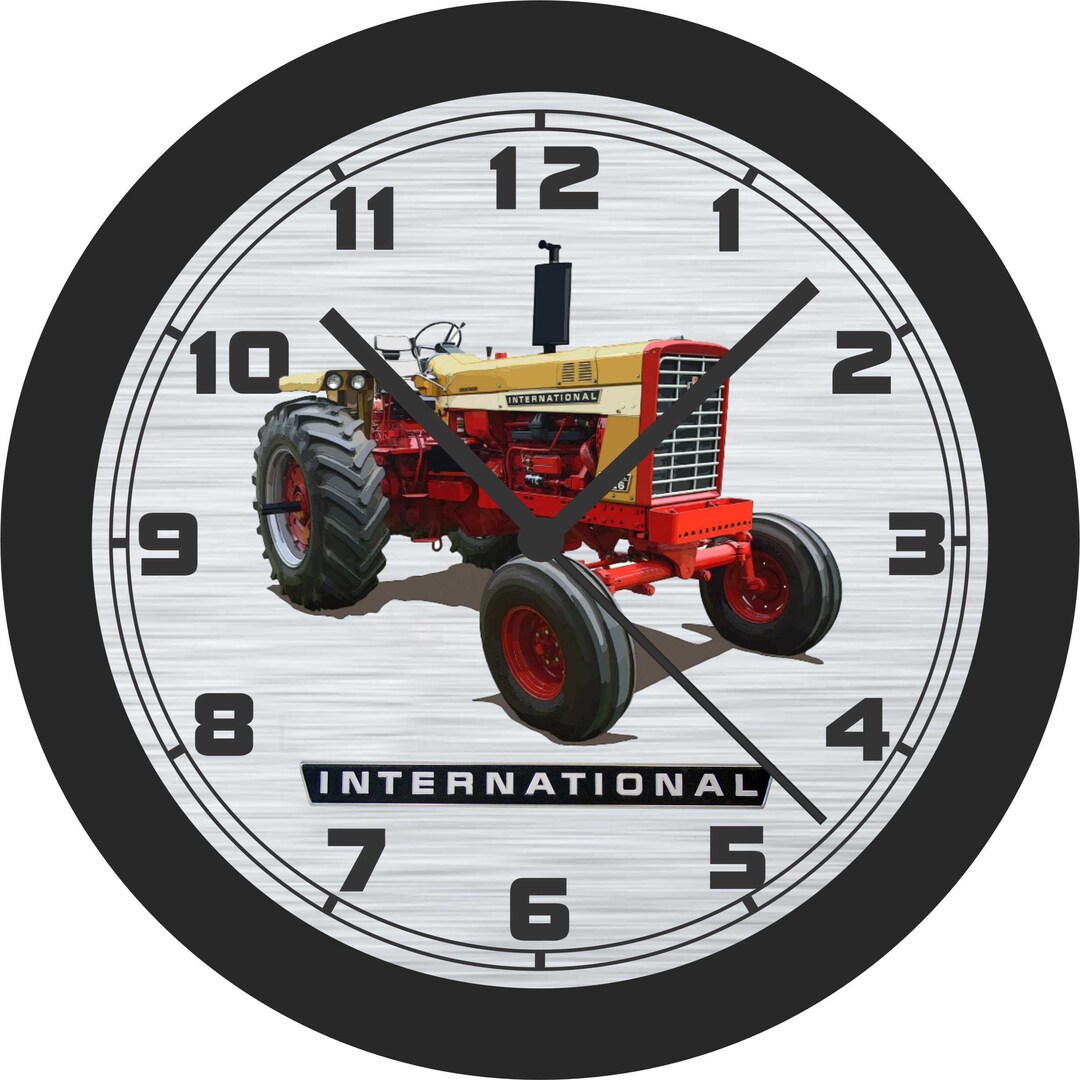 International 826 Tractor Wall Clockfree US Ship Etsy