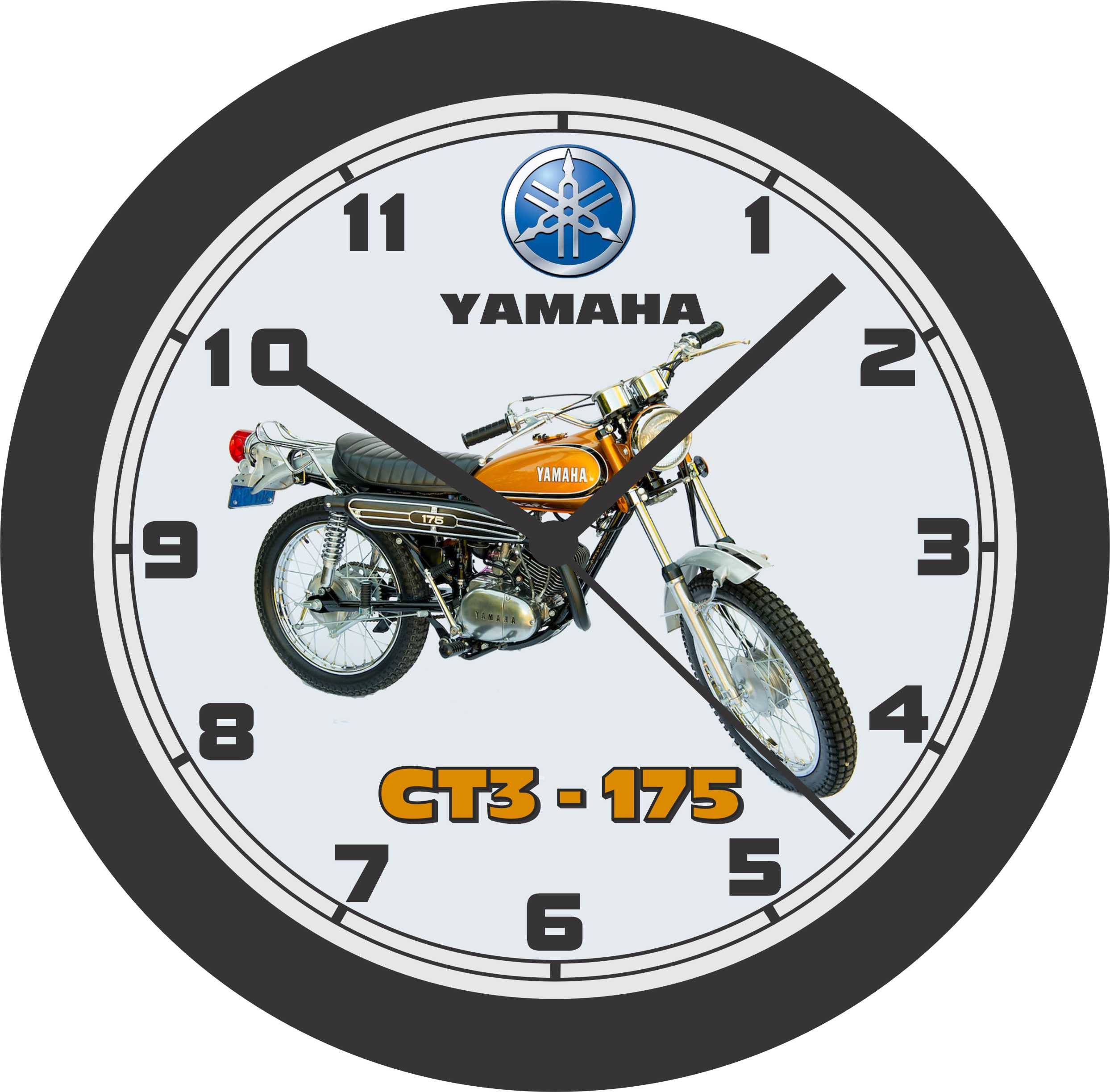 1973 Yamaha CT3 175 Motorcycle Wall Clockfree US Ship Etsy