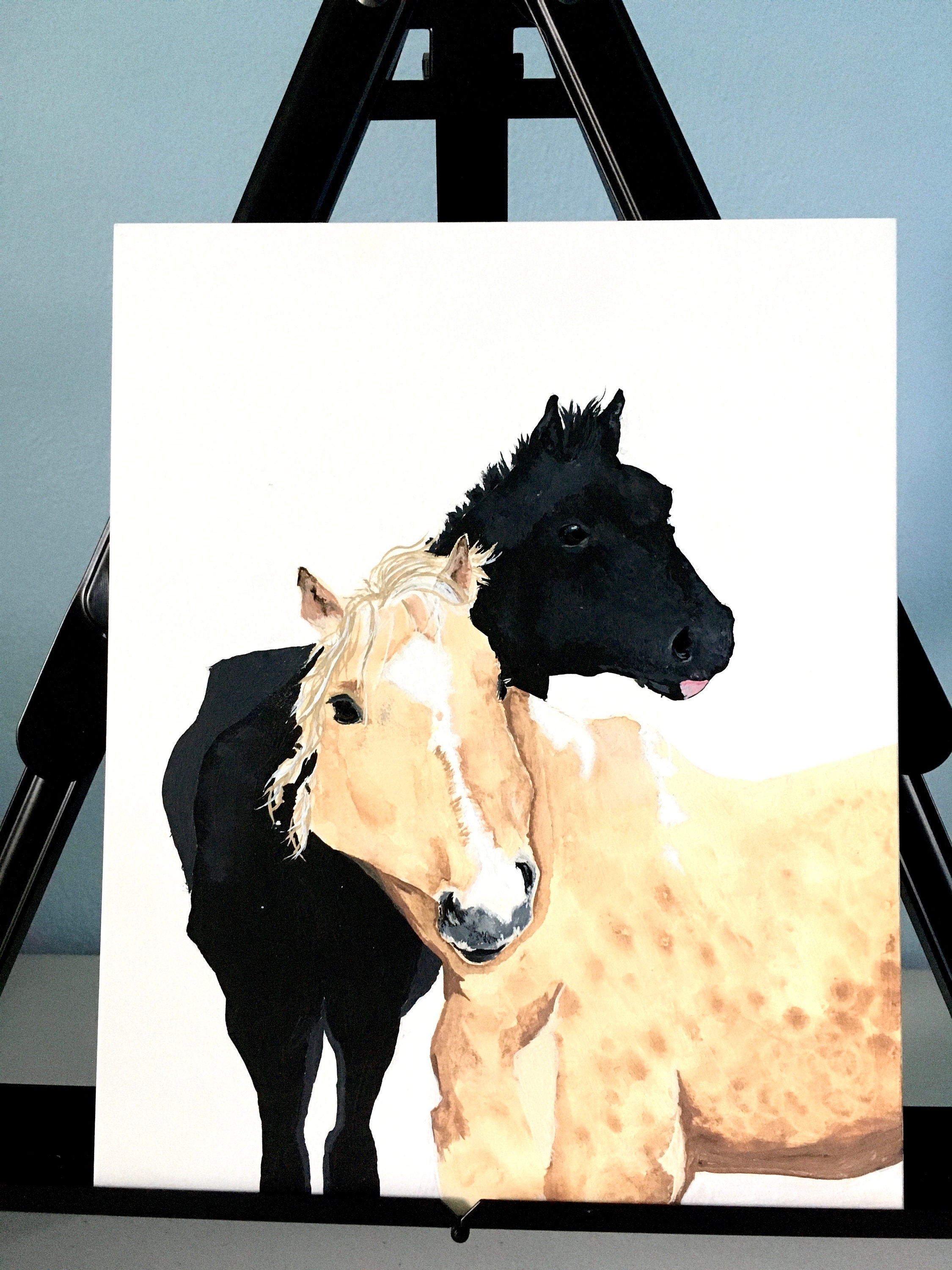 Horse Acrylic Painting FOR SALE Etsy