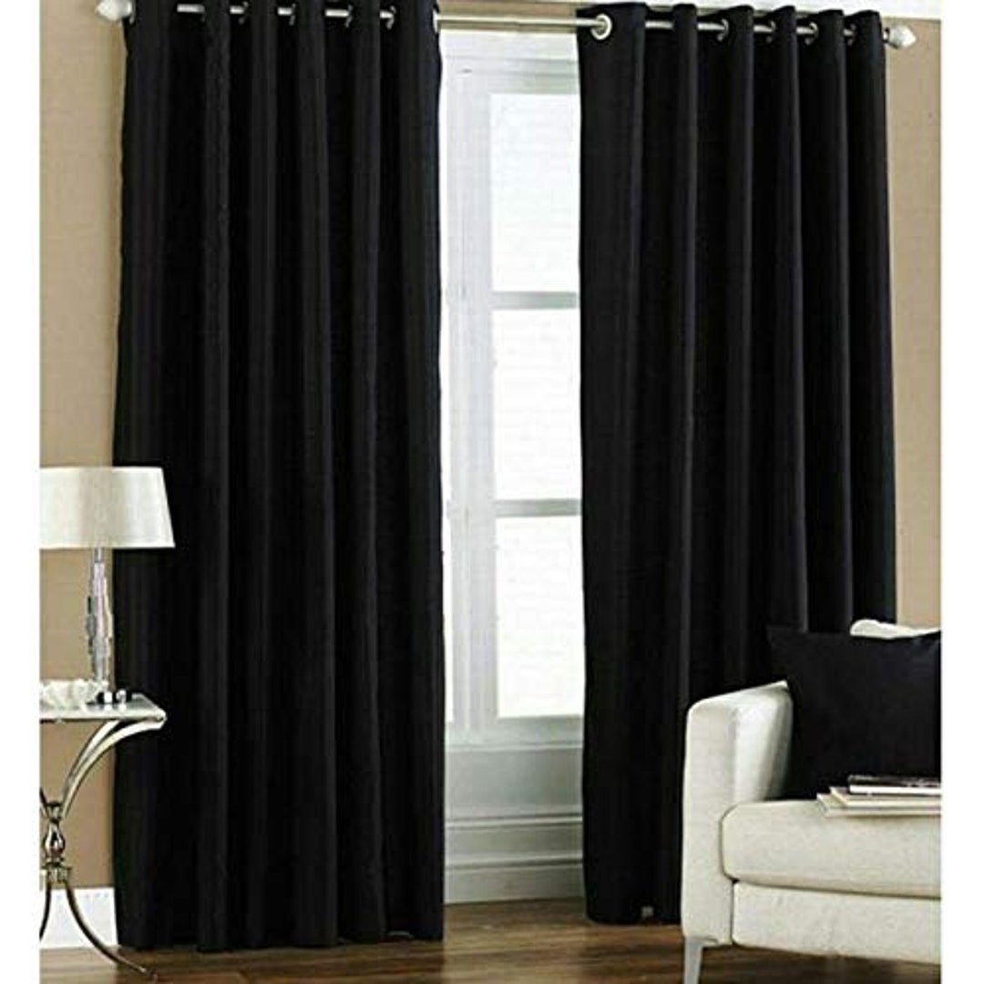 Home/office Silk Curtains, Custom Window Curtain Panels, Blackout