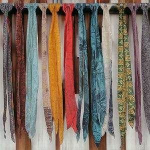 Wholesale Lot of Indian Vintage Silk Recycle Sari Sashes Head Wrap